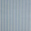 Tissu coton viscose à rayures - bleu x 10 cm