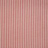 Tissu coton viscose à rayures - rose corail x 10 cm