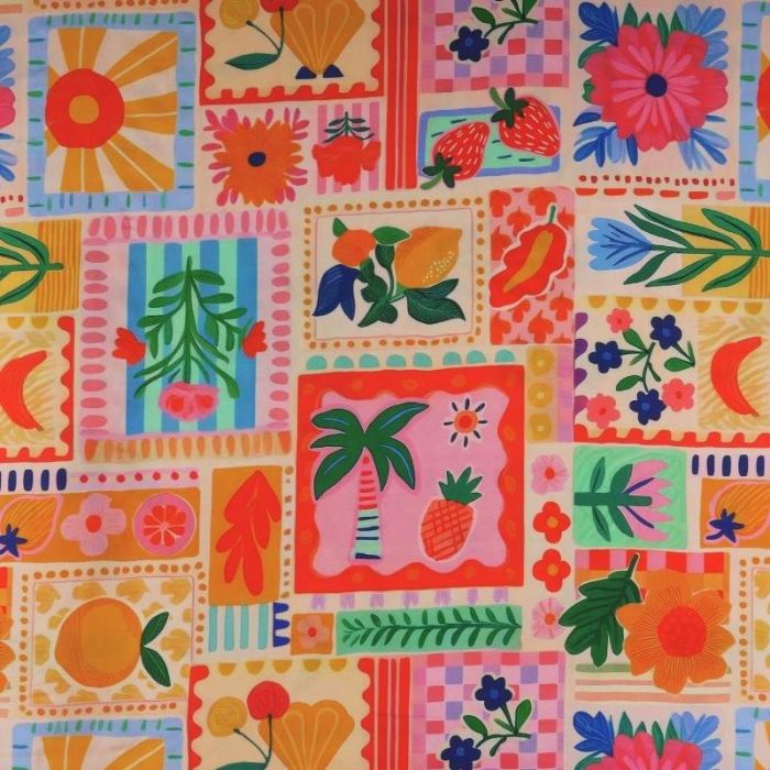Tissu viscose- x 10 cm