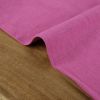 Tissu lin lavé uni - fuschia x 10 cm
