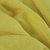 Tissu lin lavé uni - jaune clair x 10 cm