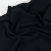 Tissu popeline viscose uni - noir x 10 cm