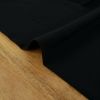 Tissu popeline viscose uni - noir x 10 cm