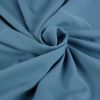Tissu popeline viscose uni - bleu denim x 10 cm