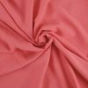 Tissu popeline viscose uni - rose corail x 10 cm