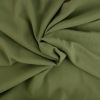 Tissu popeline viscose uni - kaki x 10 cm