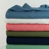 Tissu popeline viscose uni - kaki x 10 cm