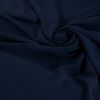 Tissu popeline viscose uni - bleu marine x 10 cm