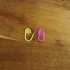 Marqueurs de maille en plastique multicolore x 20