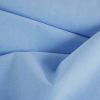 Tissu popeline coton chiné - bleu clair x 10 cm