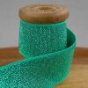 Kit couture fournitures Jupe élastique lurex vert
