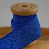 Kit couture fournitures Jupe élastique lurex bleu roi