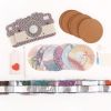 Kit 6 sous-verres à strasser Photos - Graine créative