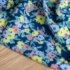 Tissu viscose Blue garden - Lise Tailor x 10 cm