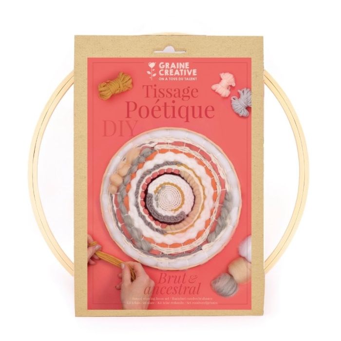Kit métier à tisser rond Poétique - Graine créative