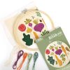Kit broderie légumes du potager - Graine créative