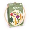 Kit broderie légumes du potager - Graine créative