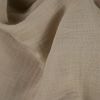 Tissu double gaze - beige x 10 cm
