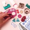 Kit Bijoux Fimo Créoles à pampilles - Graine créative