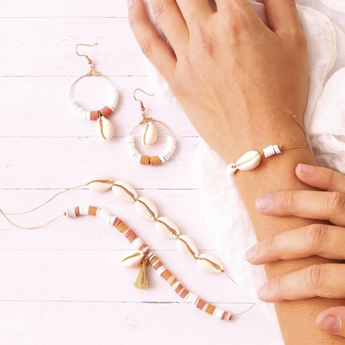 Kit Bijoux Heishi et coquillages - Graine créative