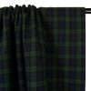 Tissu tartan carreaux stretch - Bleu et Vert x 10 cm