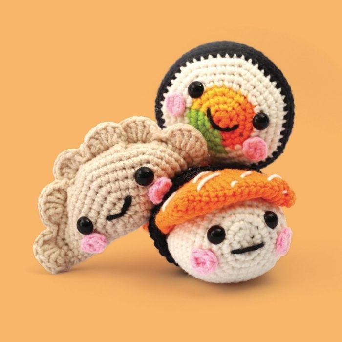 Kit crochet Amigurumi sushis - Graine créative