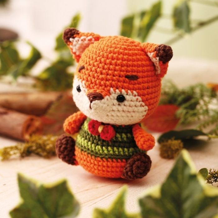 Kit crochet Amigurumi renard - Graine créative