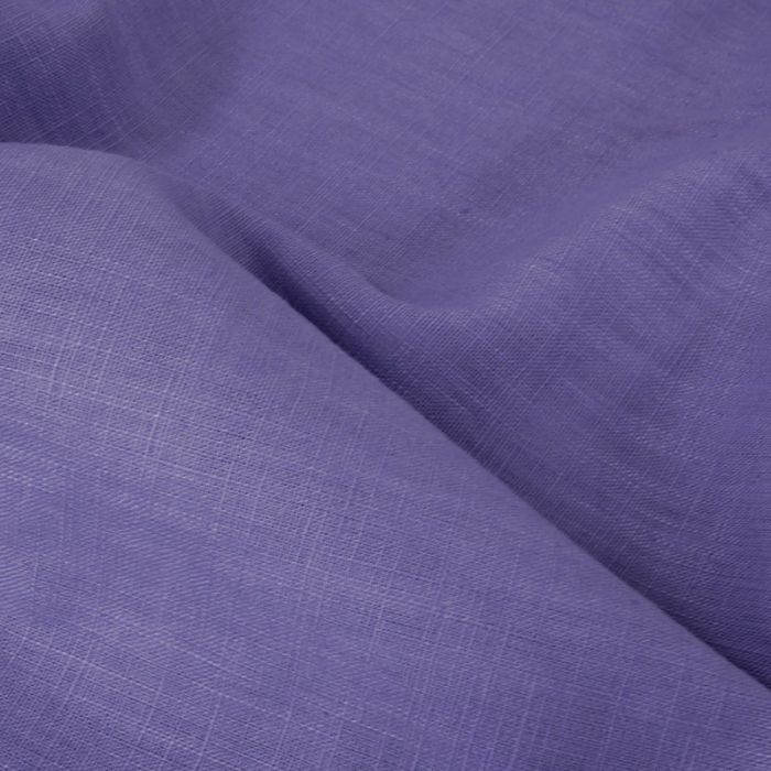 Tissu lin uni oeko-tex - violet lavande x 10 cm