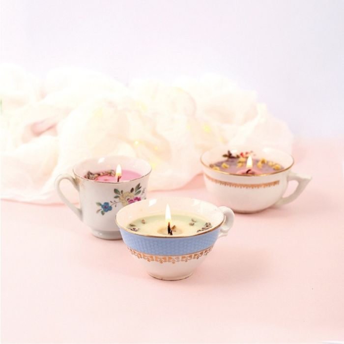 Kit DIY bougies colorées et fleuries - Graine créative