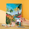 Peinture au numéro Village mexicain 30 x 40 cm - Graine créative