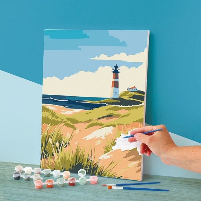 Peinture au numéro Phare 30 x 40 cm - Graine créative