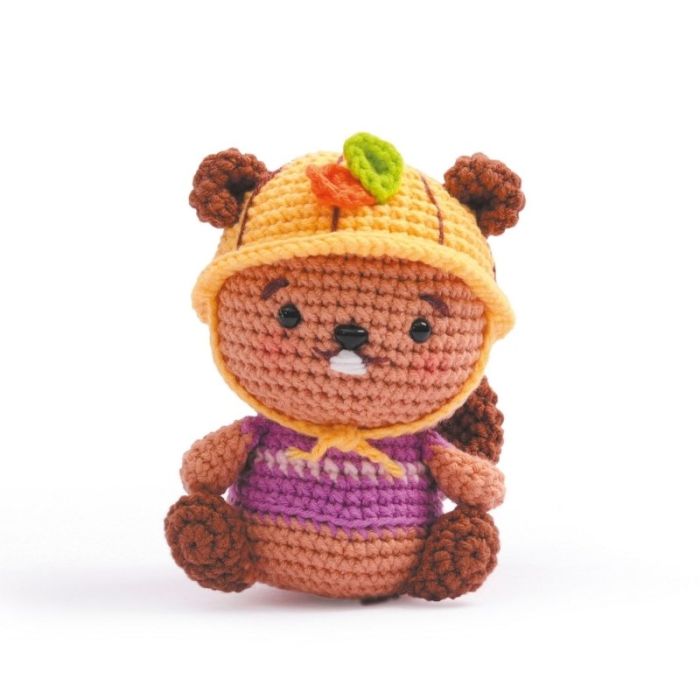 Kit crochet Amigurumi castor - Graine créative