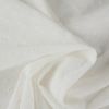 Tissu broderie anglaise fleurs ondulantes - blanc x 10 cm