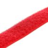 Bande scratch type Velcro à coudre 20 mm - Rouge x 10 cm