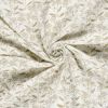 Tissu double gaze pissenlits beige - écru x 10 cm