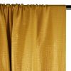 Tissu double gaze pailletée - moutarde x 10 cm