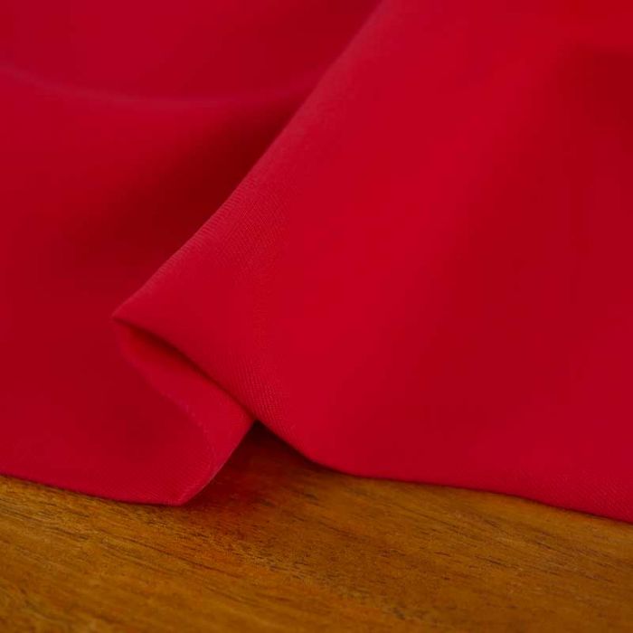 Tissu tencel haute couture - rouge x 10 cm