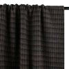 Tissu lainage tweed chiné haute couture - marron x 10 cm