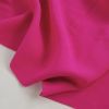 Tissu popeline viscose uni - rose fuchsia x 10 cm