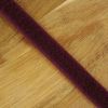 Bande scratch type Velcro à coudre 20 mm - Bordeaux x 10 cm