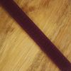 Bande scratch type Velcro à coudre 20 mm - Bordeaux x 10 cm