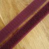 Bande scratch type Velcro à coudre 20 mm - Bordeaux x 10 cm