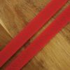 Bande scratch type Velcro à coudre 20 mm - Rouge x 10 cm