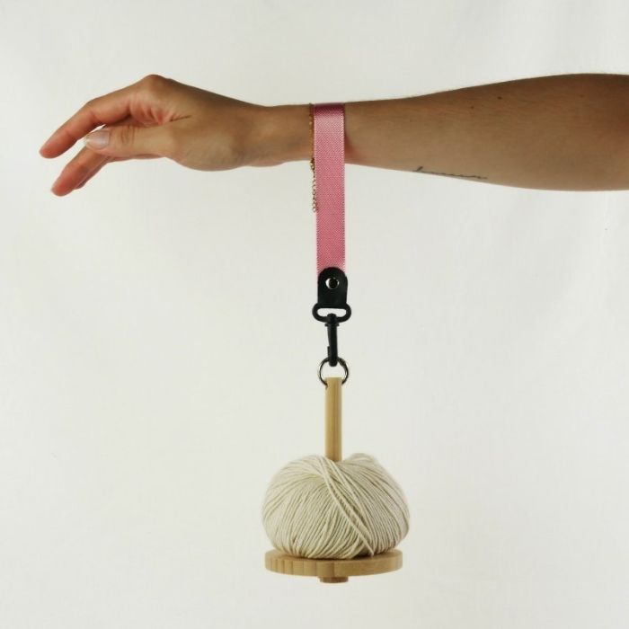Bracelet porte pelote nomade bambou