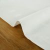 Tissu voile de coton uni - blanc x 10 cm