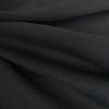 Tissu jersey piqué polo - noir x 10cm