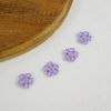 Bouton fleur pensée - violet lilas x 1