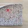 Kit couture - pochette ordinateur matelassée fleurs indiennes