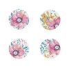 Kit Diamond Painting sous-verres fleurs modernes - Diamond Dotz
