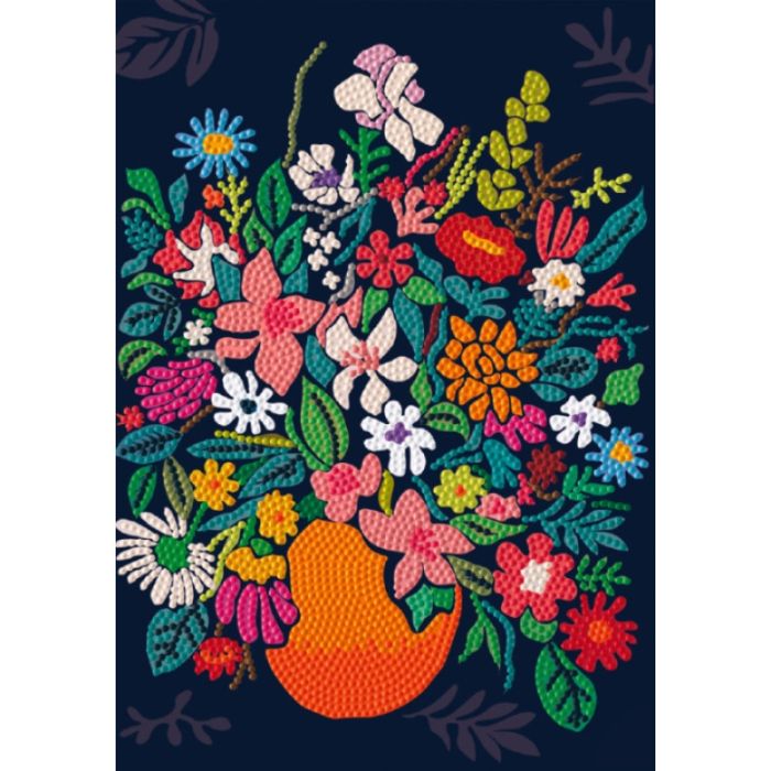 Kit Diamond Painting fleurs sauvages - Diamond Dotz